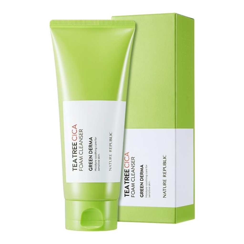 green-derma-tea-tree-cica-foam-cleanser