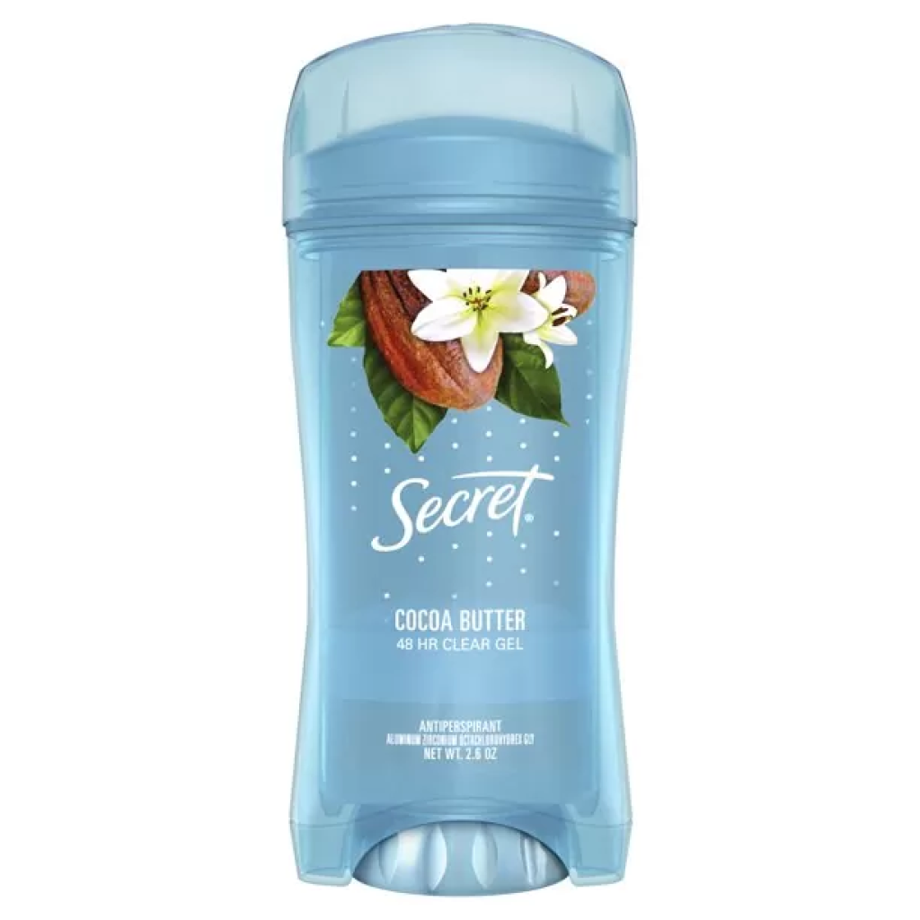 SECRET-COCOA-BUTTER-48-CLEAR-GEL-NETTOYANT-2.6-OZ